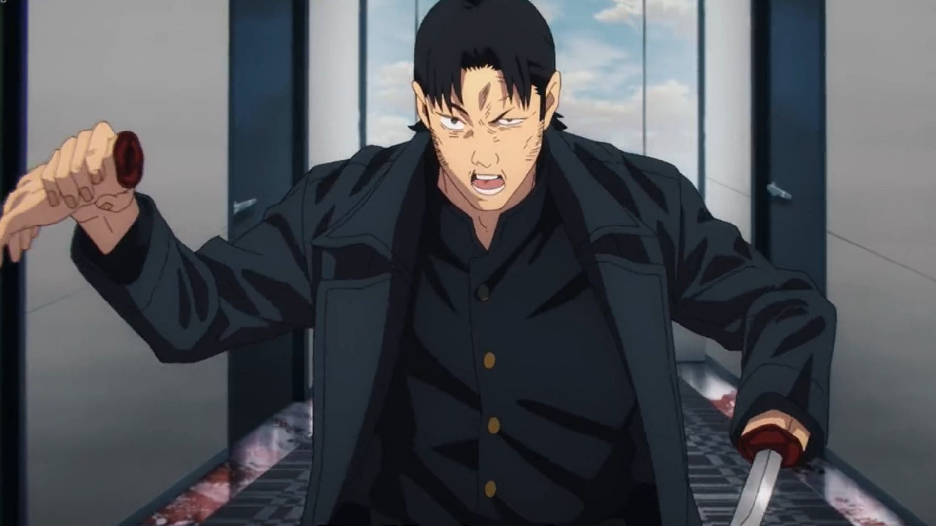 Katana Man as seen in Chainsaw Man episode 12 (Image via MAPPA)